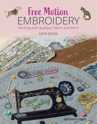 Ricamo a mano libera: Creare arte tessile con tessuti e punti stratificati - Free Motion Embroidery: Creating Textile Art with Layered Fabric & Stitch