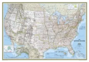 National Geographic: Stati Uniti - Mappa classica da parete - Laminata (43,5 X 30,5 Pollici) - National Geographic: United States Classic Wall Map - Laminated (43.5 X 30.5 Inches)