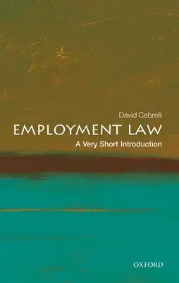 Diritto del lavoro: Una brevissima introduzione - Employment Law: A Very Short Introduction