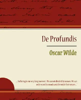 Il de Profundis - Oscar Wilde - de Profundis - Oscar Wilde