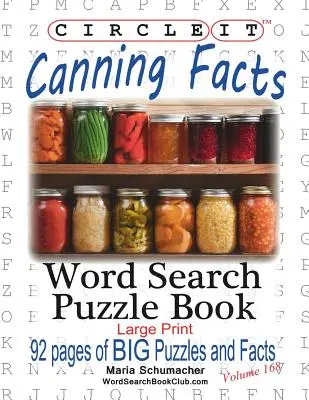 Circle It, Fatti sulle conserve, Ricerca a parole, Libro puzzle - Circle It, Canning Facts, Word Search, Puzzle Book