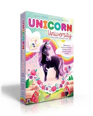 Collezione di benvenuto dell'Università degli Unicorni: Twilight, di' cheese!; Il potere speciale di Zaffiro; Il pigiama party di Shamrock; La grande vittoria di Cometa - Unicorn University Welcome Collection: Twilight, Say Cheese!; Sapphire's Special Power; Shamrock's Seaside Sleepover; Comet's Big Win