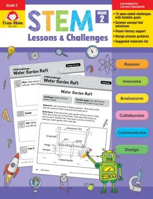 Lezioni e sfide Stem, Grade 2 - Stem Lessons and Challenges, Grade 2