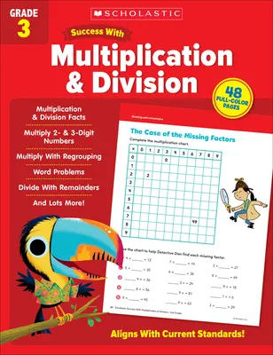 Successo scolastico con moltiplicazione e divisione Grado 3 - Scholastic Success with Multiplication & Division Grade 3
