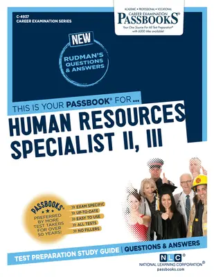 Specialista risorse umane II, III (C-4937): Guida allo studio dei libretti - Human Resources Specialist II, III (C-4937): Passbooks Study Guide