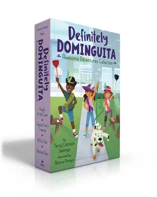Sicuramente Dominguita Awesome Adventures Collection: Il cavaliere del capo; Il tesoro del capitano Dom; Tutti per uno; Sherlock Dom - Definitely Dominguita Awesome Adventures Collection: Knight of the Cape; Captain Dom's Treasure; All for One; Sherlock Dom