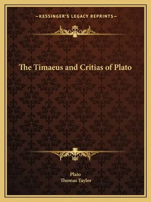 Il Timeo e le Critiche di Platone - The Timaeus and Critias of Plato