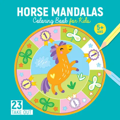 Libro da colorare per bambini “Cavallo felice”: 23 disegni - Happy Horse Coloring Book for Kids: 23 Designs