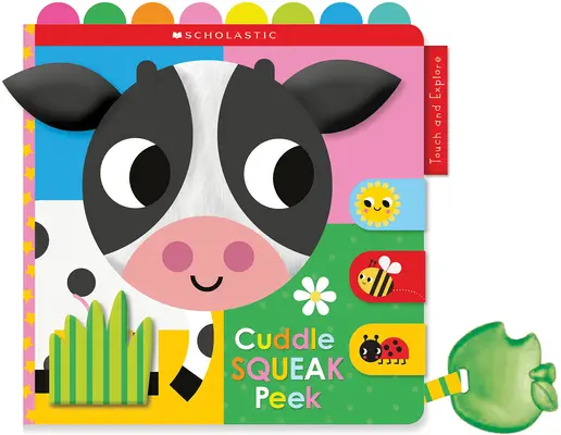 Libro di stoffa Cuddle Squeak Peek: Scholastic Early Learners (Toccare ed esplorare) - Cuddle Squeak Peek Cloth Book: Scholastic Early Learners (Touch and Explore)