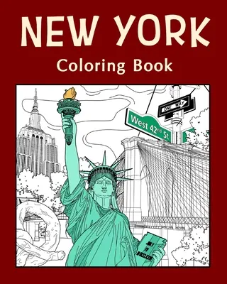 Libro da colorare New York - New York Coloring Book