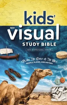 Niv, Bibbia di studio visuale per ragazzi, copertina rigida, blu, interno a colori: Esplora la storia della Bibbia - persone, luoghi e storia - Niv, Kids' Visual Study Bible, Hardcover, Blue, Full Color Interior: Explore the Story of the Bible---People, Places, and History