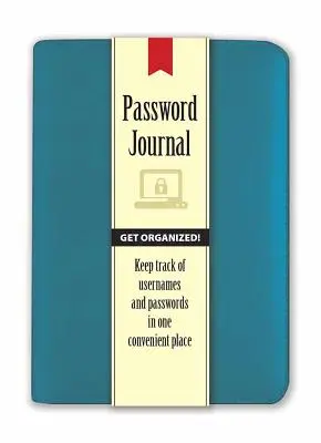 Diario delle password: Blu Caraibi - Password Journal: Caribbean Blue