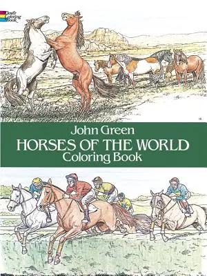 Libro da colorare Cavalli del mondo - Horses of the World Coloring Book
