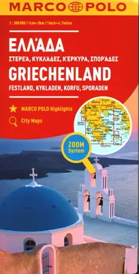 Grecia e Isole Marco Polo Mappa - Greece & the Islands Marco Polo Map