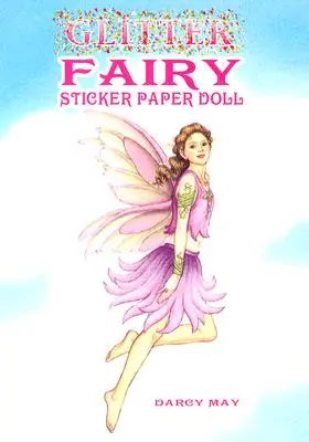 Fata glitterata bambola di carta adesiva - Glitter Fairy Sticker Paper Doll