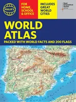 Atlante mondiale RGS di Philip (A4) - con città globali, fatti e bandiere - Philip's RGS World Atlas (A4) - with Global Cities, Facts and Flags