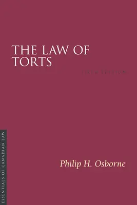 Diritto degli illeciti, 6/E - The Law of Torts, 6/E