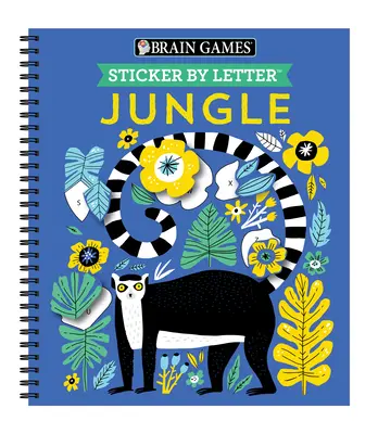 Giochi per il cervello - Sticker per lettera: Giungla - Brain Games - Sticker by Letter: Jungle