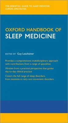 Manuale di medicina del sonno - Oxford Handbook of Sleep Medicine