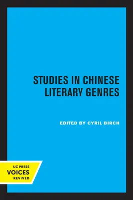 Studi sui generi letterari cinesi - Studies in Chinese Literary Genres