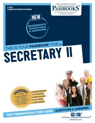 Segretario II (C-3578): Guida allo studio dei libretti - Secretary II (C-3578): Passbooks Study Guide