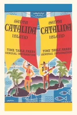 Diario d'epoca Poster dell'isola di Santa Catalina - The Vintage Journal Santa Catalina Island Poster