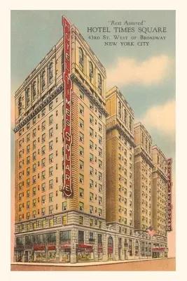 Diario d'epoca Hotel Waldorf Times Square, New York City - Vintage Journal Waldorf Hotel Times Square, New York City