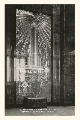 Diario d'epoca Atrio dell'Empire State Building, Art Deco, New York City - Vintage Journal Lobby, Empire State Building, Art Deco, New York City
