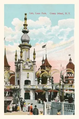 Diario d'epoca Luna Park, Coney Island, New York - Vintage Journal Luna Park, Coney Island, New York