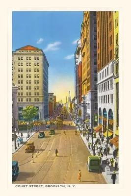 Diario d'epoca Court Street, Brooklyn, New York City - Vintage Journal Court Street, Brooklyn, New York City