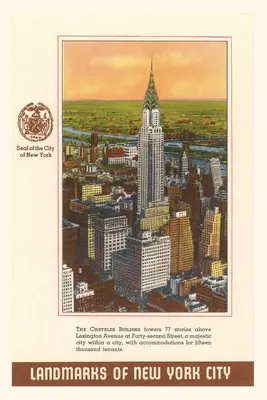 Rivista d'epoca I monumenti di New York, Chrysler Building - Vintage Journal Landmarks of New York City, Chrysler Building