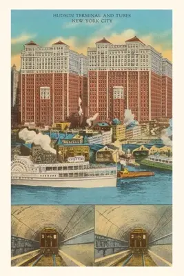 Diario d'epoca Hudson Terminal e tubi - Vintage Journal Hudson Terminal and Tubes