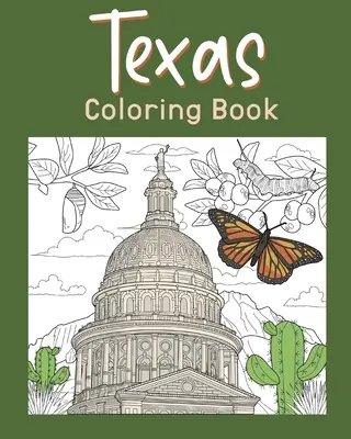 Libro da colorare Texas - Texas Coloring Book