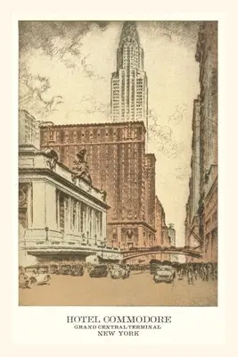 Diario d'epoca Hotel Commodore, New York City - Vintage Journal Hotel Commodore, New York City