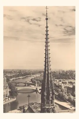 Diario d'epoca Torre della Cattedrale di Notre Dame - Vintage Journal Notre Dame Cathedral Tower