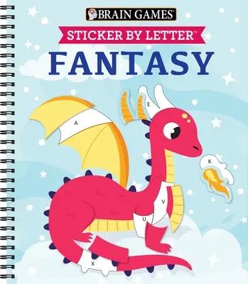 Giochi per il cervello - Sticker per lettera: Fantasia - Brain Games - Sticker by Letter: Fantasy