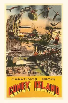 Diario d'epoca Saluti da Coney Island, New York City - Vintage Journal Greetings from Coney Island, New York City