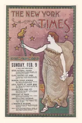 Giornale d'epoca Poster del Times - Vintage Journal Times Poster