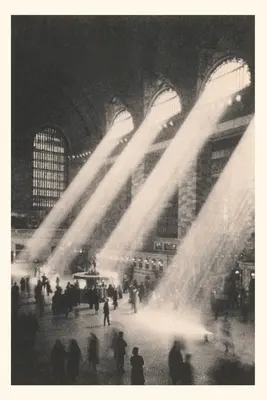 Diario d'epoca Luce nella Grand Central Station - Vintage Journal Light in Grand Central Station