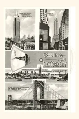 Diario d'epoca Saluti da New York City, Scene - Vintage Journal Greetings from New York City, Scenes
