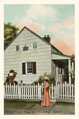 Diario d'epoca Cottage di Edgar Allan Poe, New York City - Vintage Journal Edgar Allan Poe Cottage, New York City