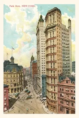 Diario d'epoca Park Row, New York - Vintage Journal Park Row, New York City