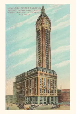 Diario d'epoca Edificio Singer d'epoca - Vintage Journal Vintage Singer Building