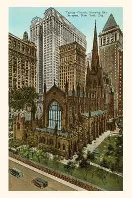 Diario d'epoca Trinity Church, grattacieli, New York City - Vintage Journal Trinity Church, Skyscrapers, New York City