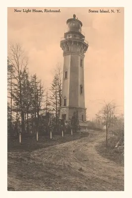 Diario d'epoca Faro di Richmond, Staten Island - Vintage Journal Richmond Lighthouse, Staten Island