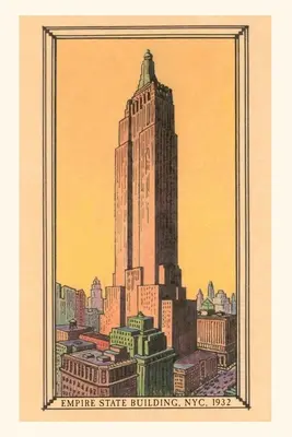 Diario d'epoca Empire State Building, 1932, New York City - Vintage Journal Empire State Building, 1932, New York City