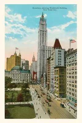 Diario d'epoca Edificio Woolworth, Broadway, New York City - Vintage Journal Woolworth Building, Broadway, New York City
