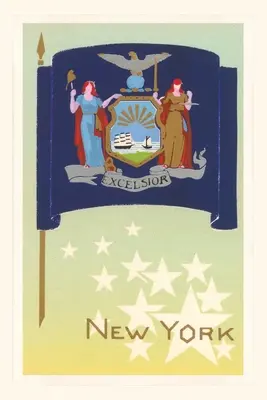 Diario d'epoca Bandiera dello Stato di New York - Vintage Journal New York State Flag