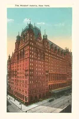 Diario d'epoca Hotel Waldorf-Astoria, New York City - Vintage Journal Waldorf-Astoria Hotel, New York City