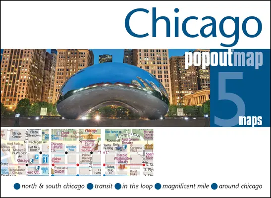 Mappa popout di Chicago - Chicago Popout Map